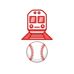 Red Line Baseball Logo